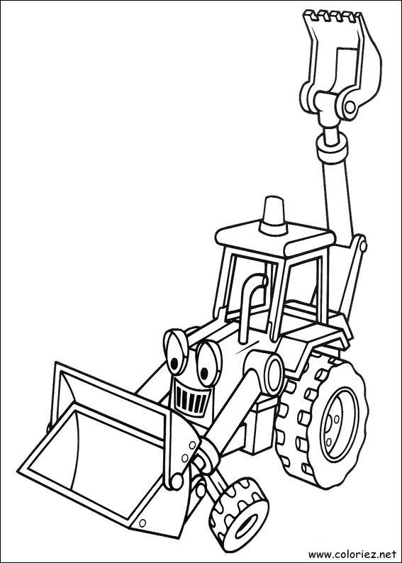 Coloriage de Bob le bricoleur à imprimer !