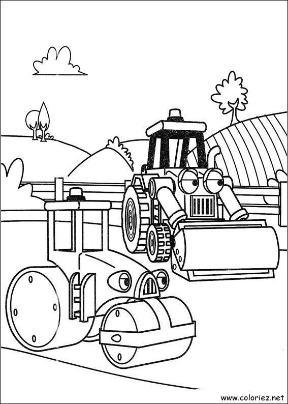 Coloriage de Bob le bricoleur à imprimer !