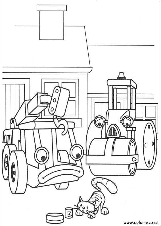 Coloriage de Bob le bricoleur à imprimer !