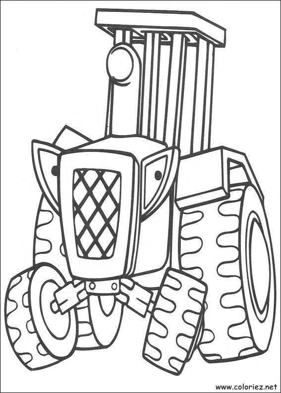 Coloriage de Bob le bricoleur à imprimer !