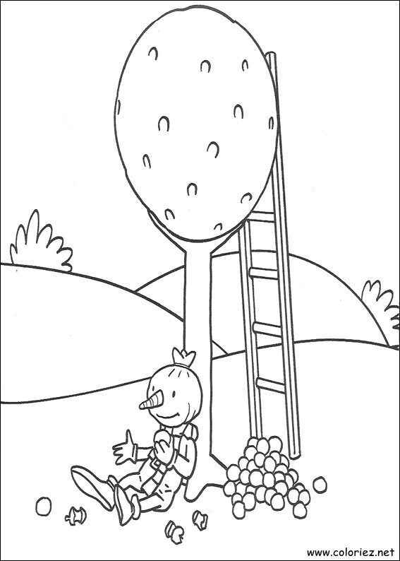 Coloriage de Bob le bricoleur à imprimer !