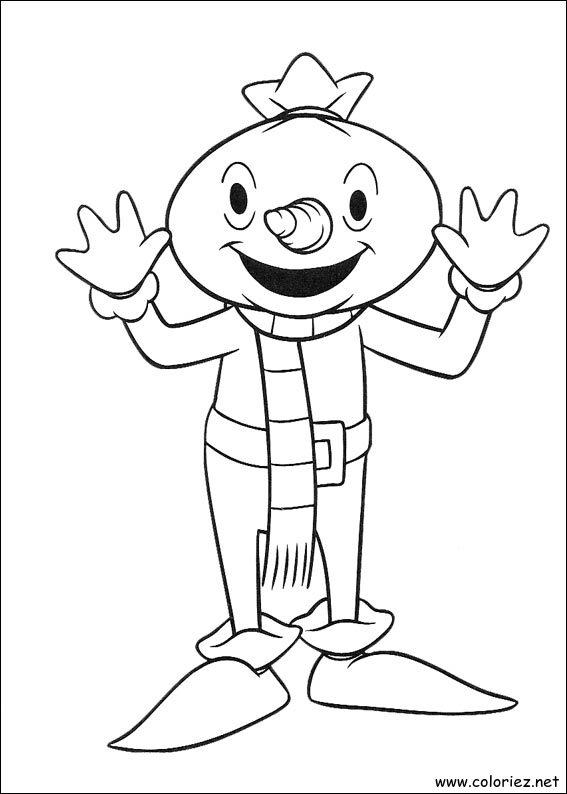 Coloriage de Bob le bricoleur à imprimer !