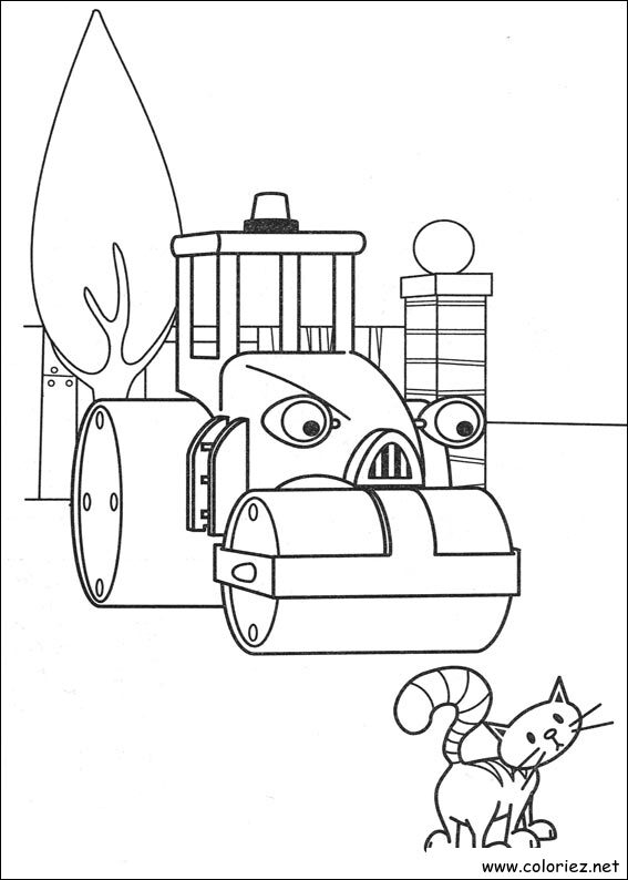 Coloriage de Bob le bricoleur à imprimer !