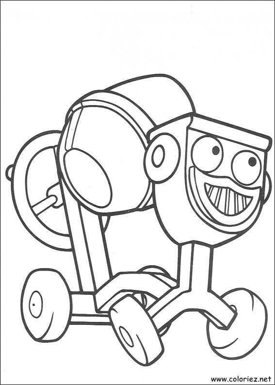 Coloriage de Bob le bricoleur à imprimer !