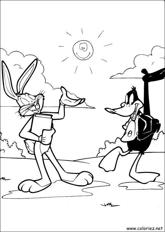 Coloriage de Bugs Bunny à imprimer