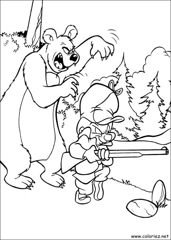 Coloriage de Bugs Bunny à imprimer