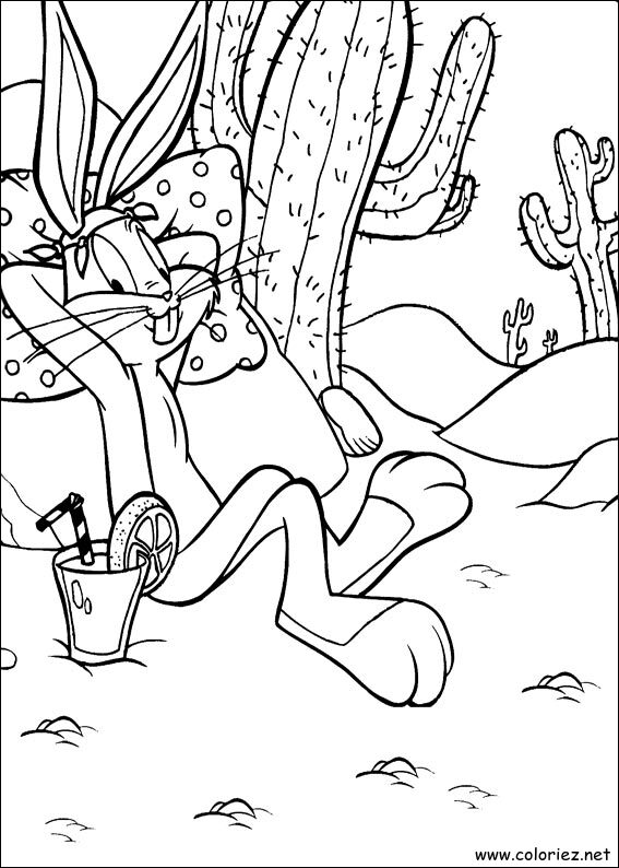 Coloriage de Bugs Bunny à imprimer