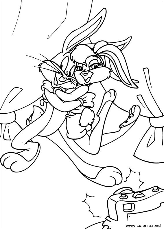 Coloriage de Bugs Bunny à imprimer