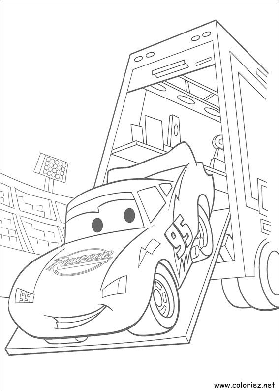 Coloriage de Cars à imprimer !