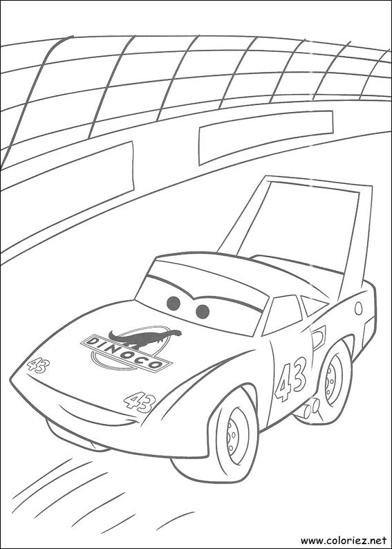 Coloriage de Cars à imprimer !