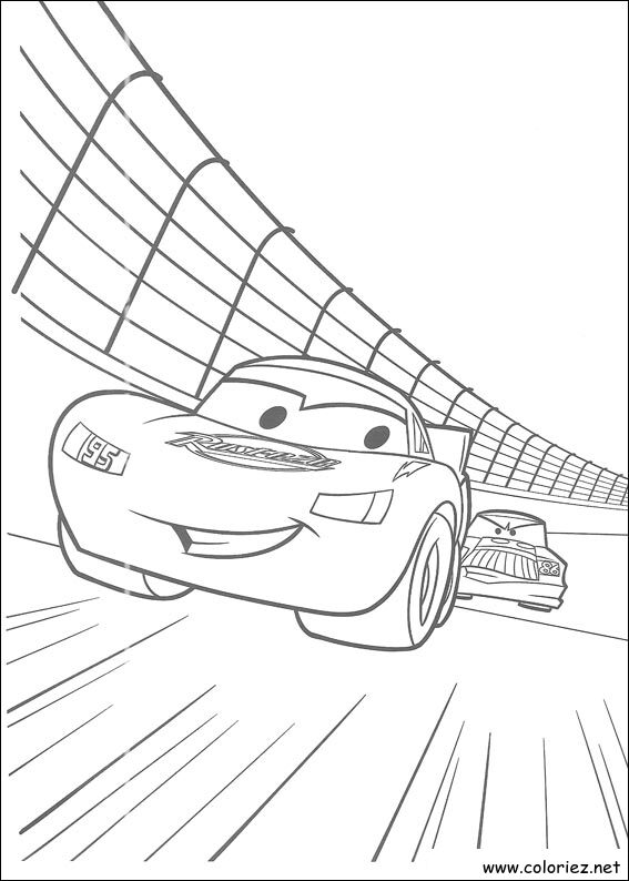 Coloriage de Cars à imprimer !