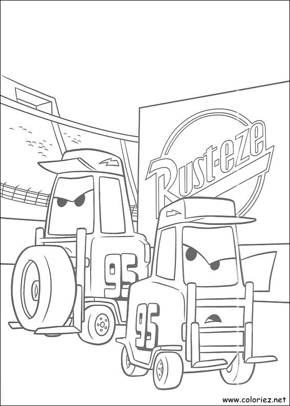 Coloriage de Cars à imprimer !