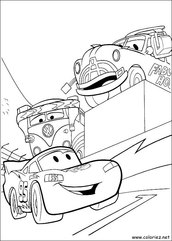 Coloriage de Cars à imprimer !