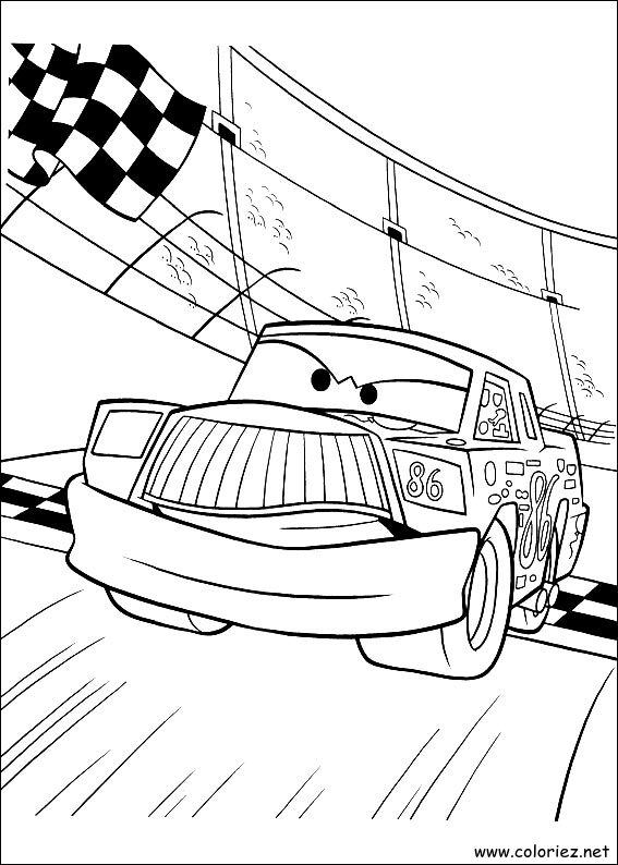 Coloriage de Cars à imprimer !