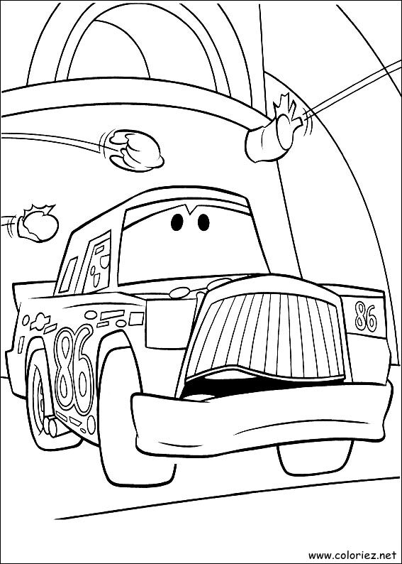 Coloriage de Cars à imprimer !
