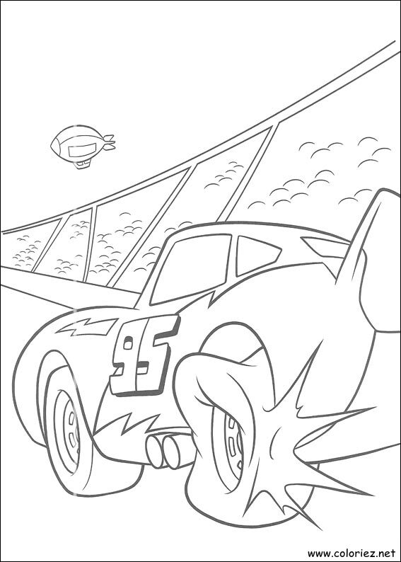 Coloriage de Cars à imprimer !