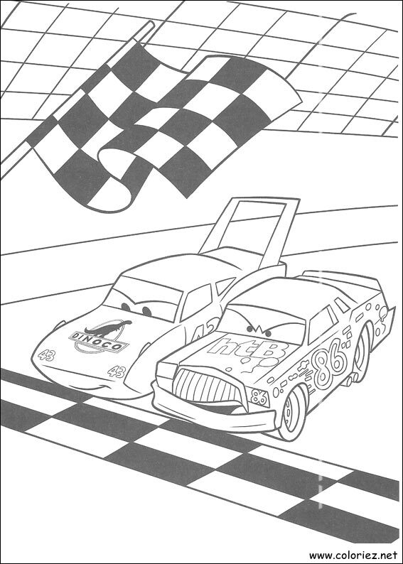 Coloriage de Cars à imprimer !