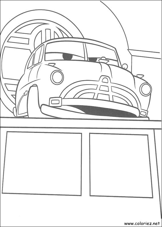 Coloriage de Cars à imprimer !