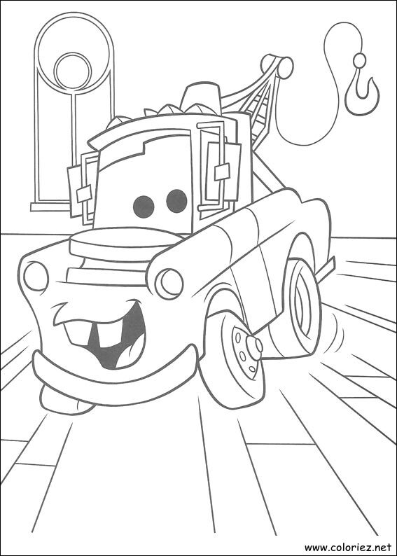 Coloriage de Cars à imprimer !