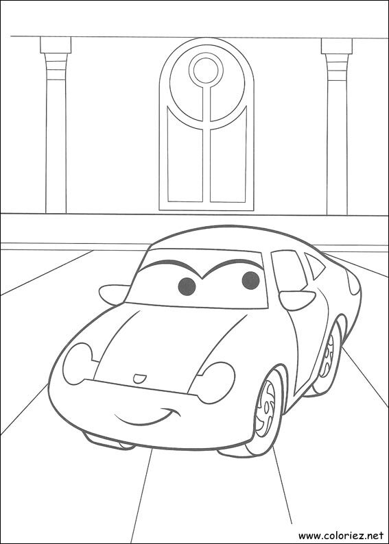 Coloriage de Cars à imprimer !