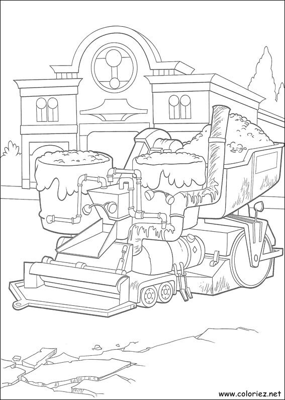 Coloriage de Cars à imprimer !