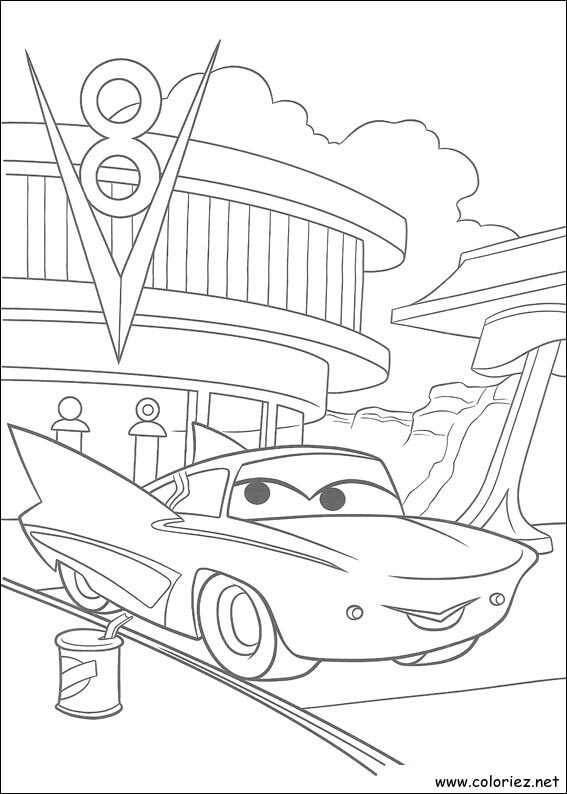 Coloriage de Cars à imprimer !