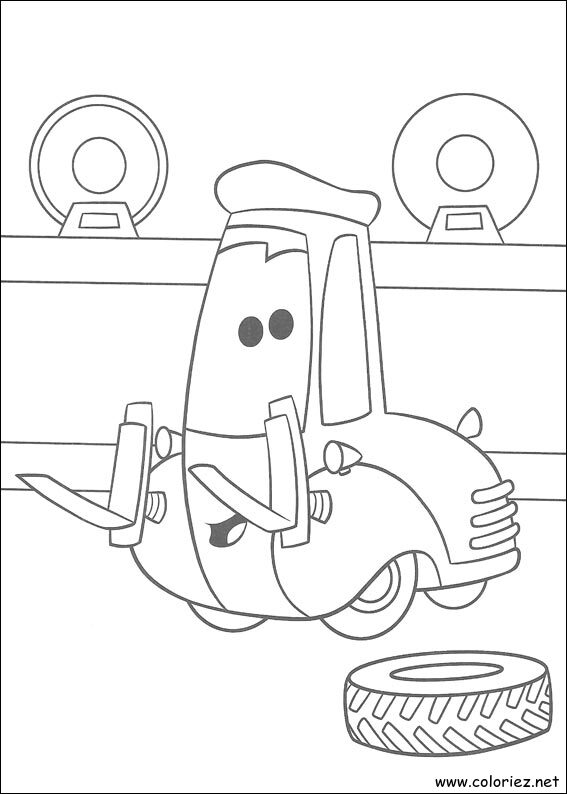 Coloriage de Cars à imprimer !