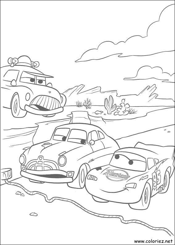 Coloriage de Cars à imprimer !