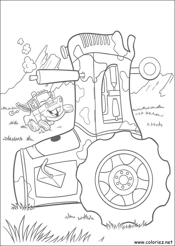 Coloriage de Cars à imprimer !