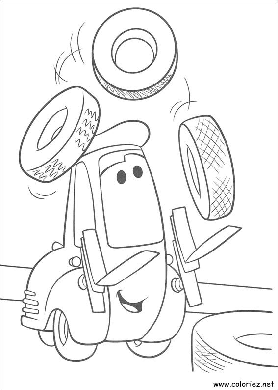 Coloriage de Cars à imprimer !