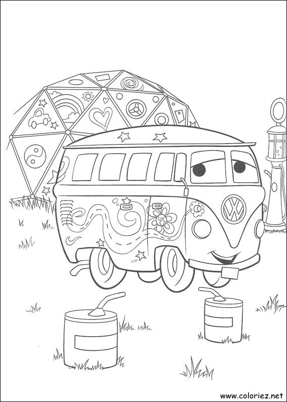 Coloriage de Cars à imprimer !