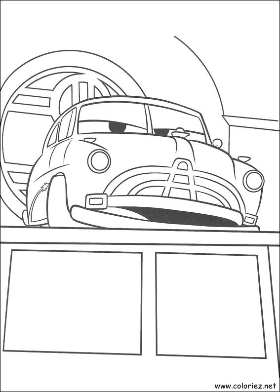 Coloriage de Cars à imprimer !