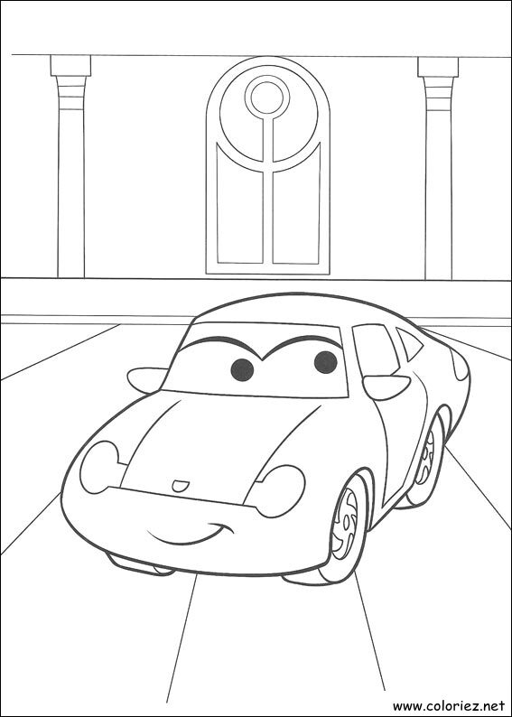 Coloriage de Cars à imprimer !