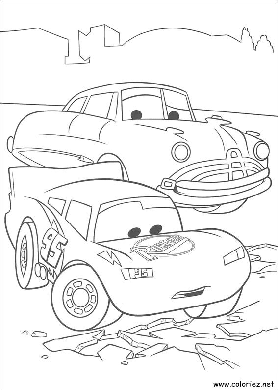 Coloriage de Cars à imprimer !