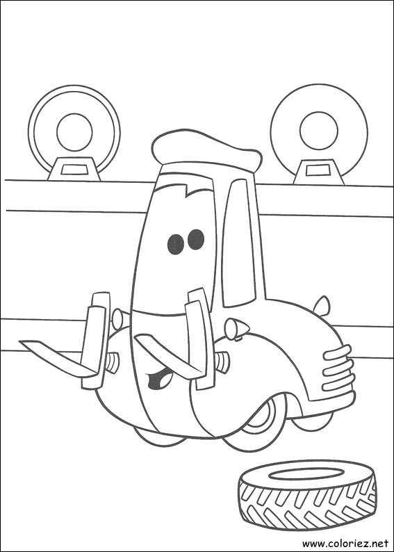 Coloriage de Cars à imprimer !