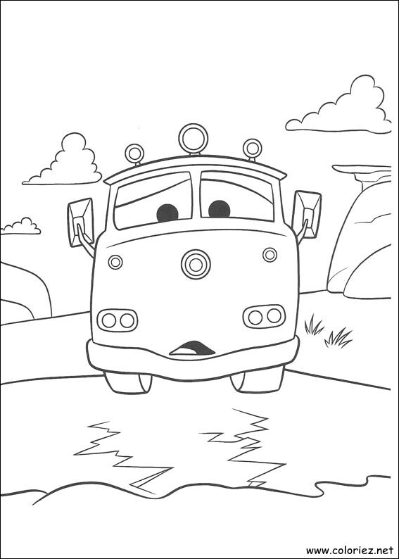 Coloriage de Cars à imprimer !