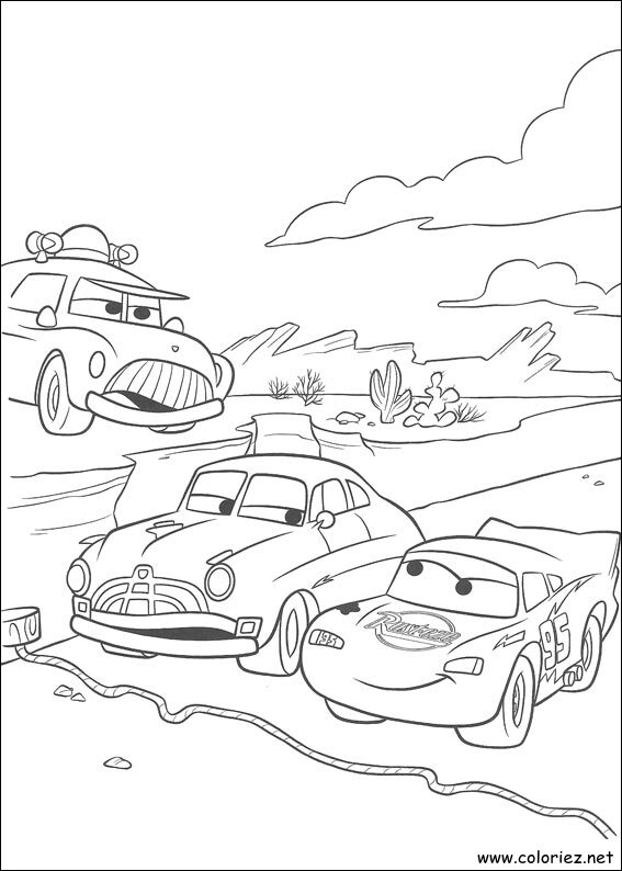 Coloriage de Cars à imprimer !