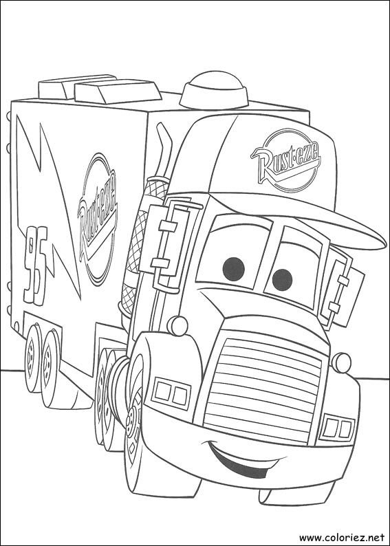 Coloriage de Cars à imprimer !