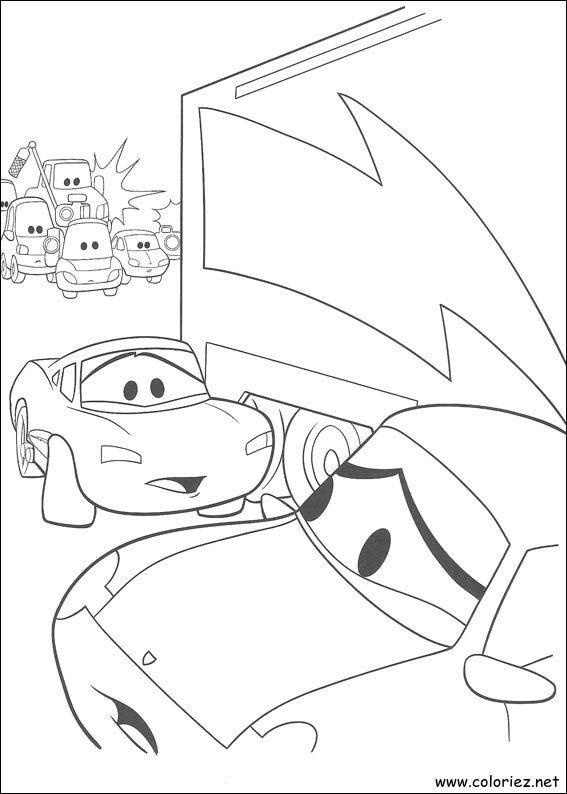 Coloriage de Cars à imprimer !