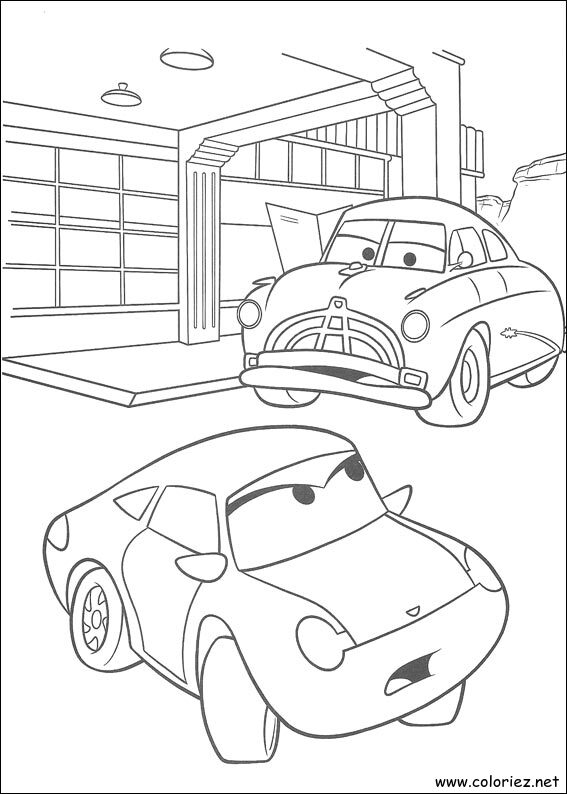 Coloriage de Cars à imprimer !