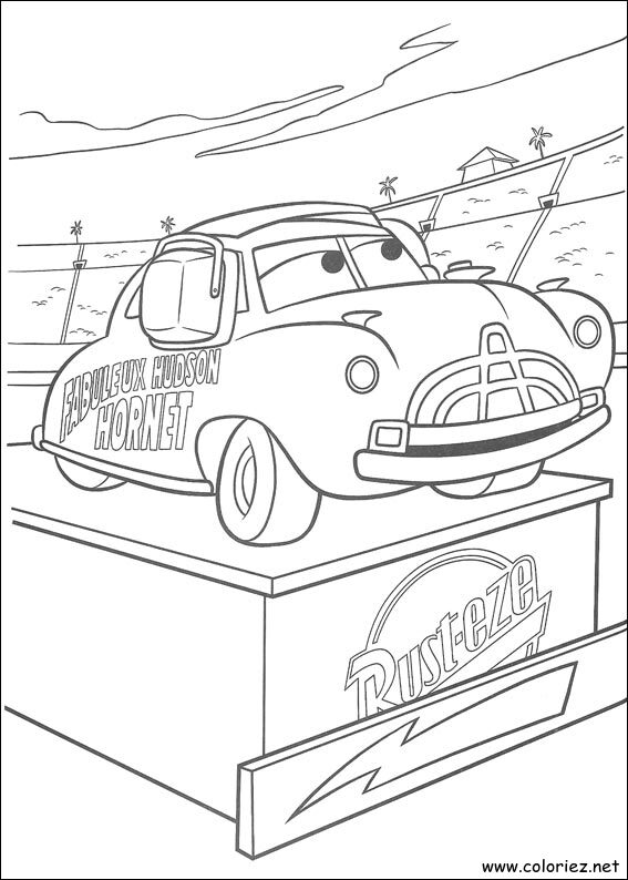 Coloriage de Cars à imprimer !