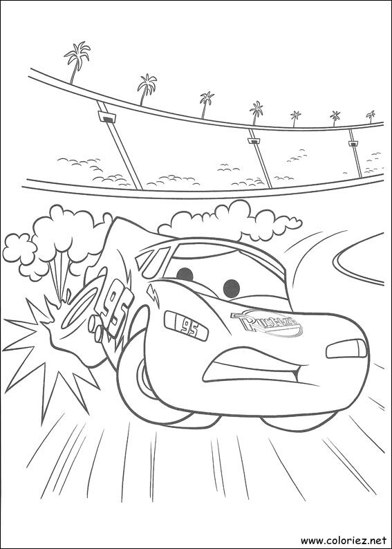 Coloriage de Cars à imprimer !