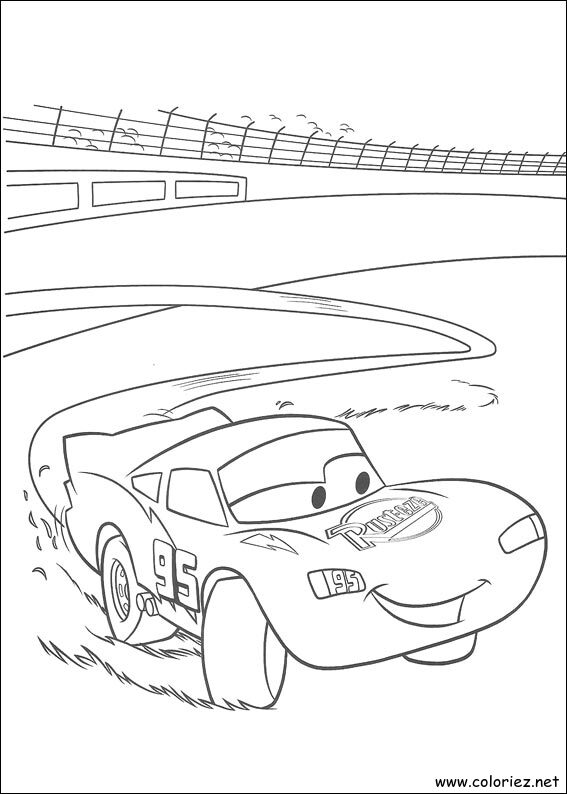 Coloriage de Cars à imprimer !