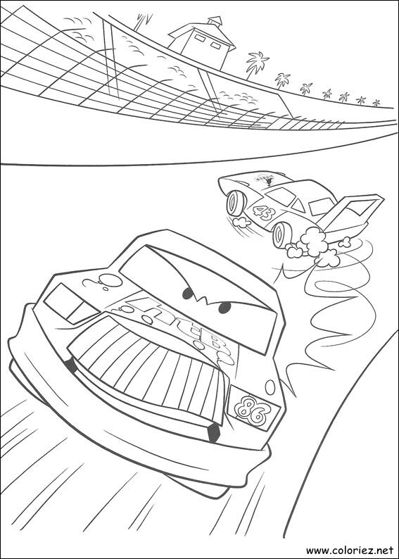 Coloriage de Cars à imprimer !