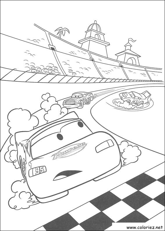 Coloriage de Cars à imprimer !