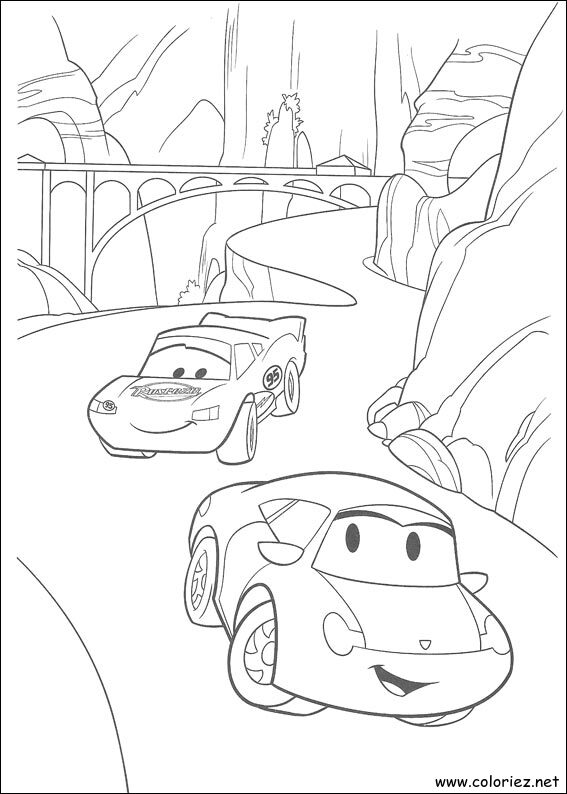 Coloriage de Cars à imprimer !