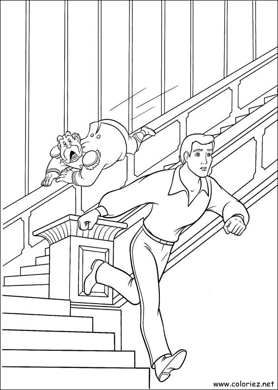 Coloriage de Cendrillon à imprimer