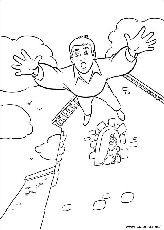 Coloriage de Cendrillon à imprimer