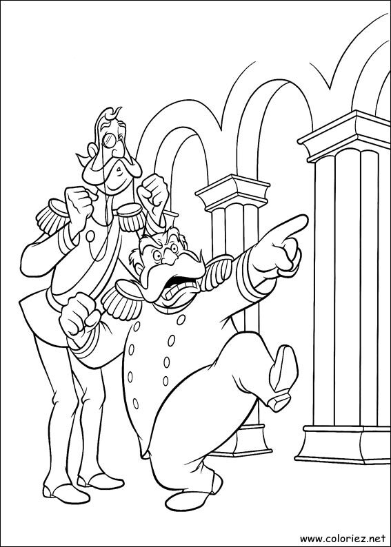 Coloriage de Cendrillon à imprimer