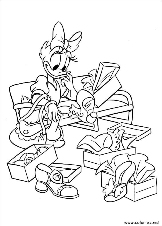 Coloriage de Daisy à imprimer